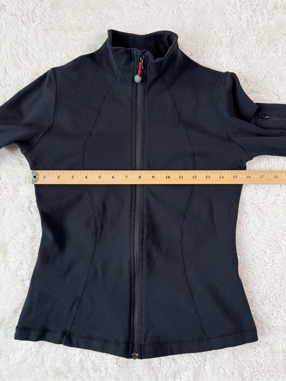 Lululemon Woman Black Define Zip-Up Jacket Sweater US6 Athleisure Activewear - Picture 5 of 7